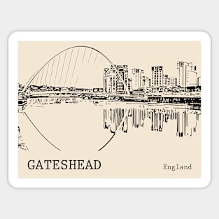 Gateshead England Sticker
